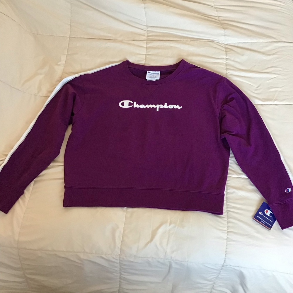 Champion Heritage Varsity-strip Sweatshirt Size XL